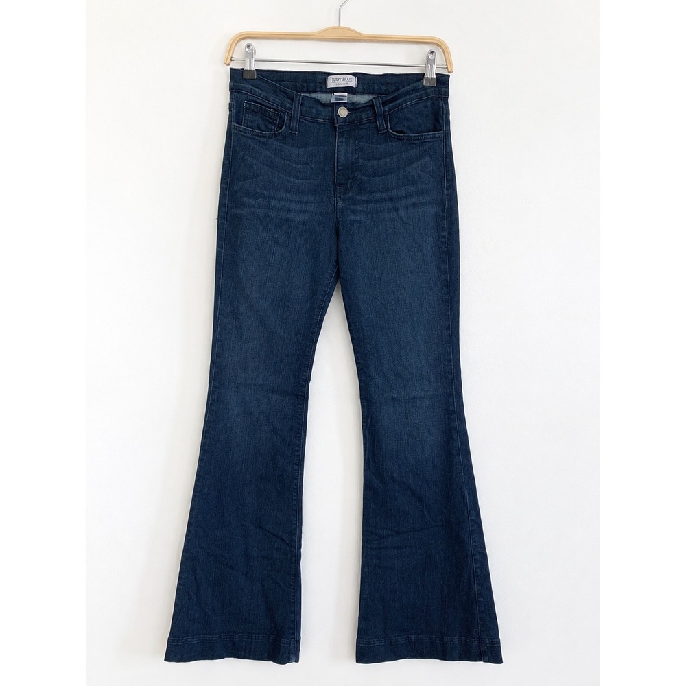 Judy Blue Flare Jeans Dark Wash High Rise Style 8351 Size 11/30 Inseam: 33" Tall